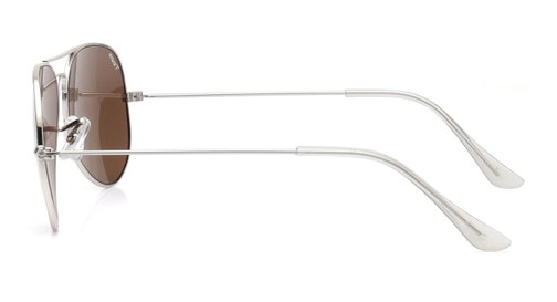 Image 1 of Brown Aviator Sunglasses for Men from Tees By Fastrack Available at Fastrack Eyewear