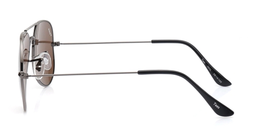 Image 1 of Brown Aviator Sunglasses for Men from Tees By Fastrack Available at Fastrack Eyewear