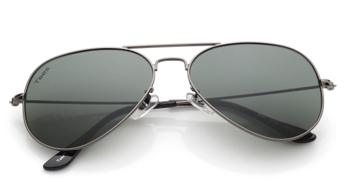 Image 7 of Green Aviator Sunglasses for Men from Tees By Fastrack Available at Fastrack Eyewear