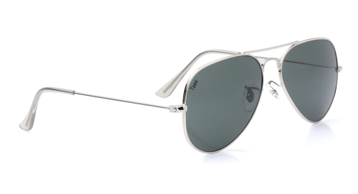 Image 3 of Green Aviator Sunglasses for Men from Tees By Fastrack Available at Fastrack Eyewear