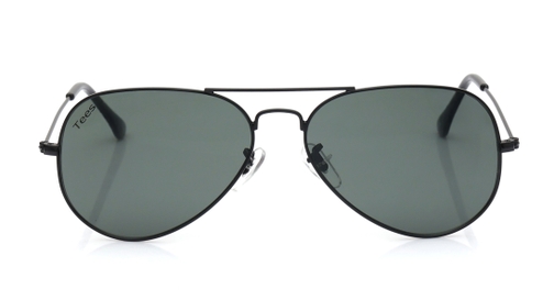 Image 2 of Green Aviator Sunglasses for Men from Tees By Fastrack Available at Fastrack Eyewear