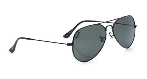 Image 3 of Green Aviator Sunglasses for Men from Tees By Fastrack Available at Fastrack Eyewear