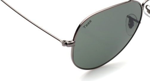 Image 3 of Green Aviator Sunglasses for Men from Tees By Fastrack Available at Fastrack Eyewear
