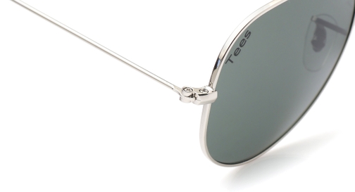 Image 6 of Green Aviator Sunglasses for Men from Tees By Fastrack Available at Fastrack Eyewear