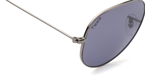 Image 6 of Grey Aviator Sunglasses for Men from Tees By Fastrack Available at Fastrack Eyewear