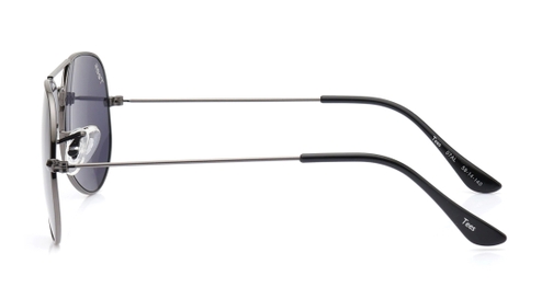 Image 1 of Grey Aviator Sunglasses for Men from Tees By Fastrack Available at Fastrack Eyewear