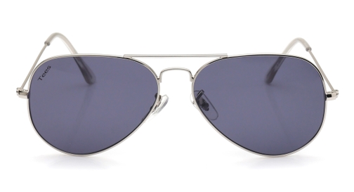 Image 2 of Grey Aviator Sunglasses for Men from Tees By Fastrack Available at Fastrack Eyewear