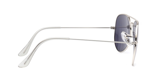 Image 4 of Grey Aviator Sunglasses for Men from Tees By Fastrack Available at Fastrack Eyewear