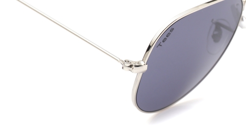 Image 6 of Grey Aviator Sunglasses for Men from Tees By Fastrack Available at Fastrack Eyewear