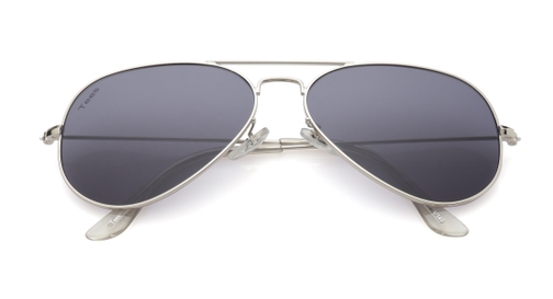 Image 7 of Grey Aviator Sunglasses for Men from Tees By Fastrack Available at Fastrack Eyewear