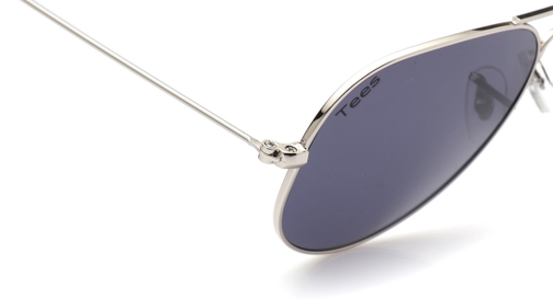 Image 6 of Grey Aviator Sunglasses for Men from Tees By Fastrack Available at Fastrack Eyewear