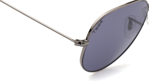 Image 6 of Grey Aviator Sunglasses for Men from Tees By Fastrack Available at Fastrack Eyewear