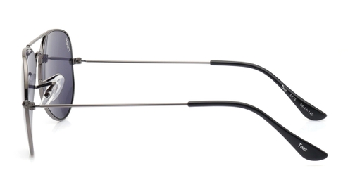 Image 1 of Grey Aviator Sunglasses for Men from Tees By Fastrack Available at Fastrack Eyewear