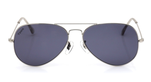 Image 2 of Grey Aviator Sunglasses for Men from Tees By Fastrack Available at Fastrack Eyewear