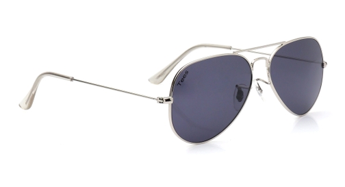 Image 3 of Grey Aviator Sunglasses for Men from Tees By Fastrack Available at Fastrack Eyewear