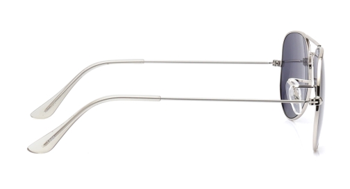 Image 4 of Grey Aviator Sunglasses for Men from Tees By Fastrack Available at Fastrack Eyewear