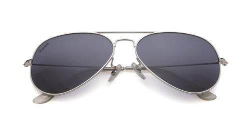 Image 7 of Grey Aviator Sunglasses for Men from Tees By Fastrack Available at Fastrack Eyewear