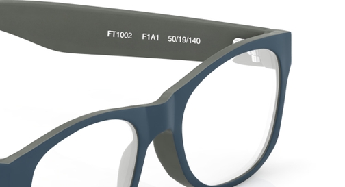 Image 6 of Blue Wayfarer Eyeglasses for Men and Women from Fastrack Available at Fastrack Eyewear