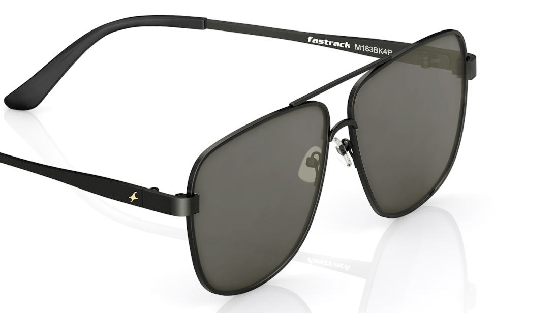 Black Wayfarer Sunglasses for Men available online at Fastrack Eyewear