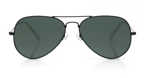 Image 1 of Green Aviator Sunglasses for Men and Women from Tees By Fastrack Available at Fastrack Eyewear