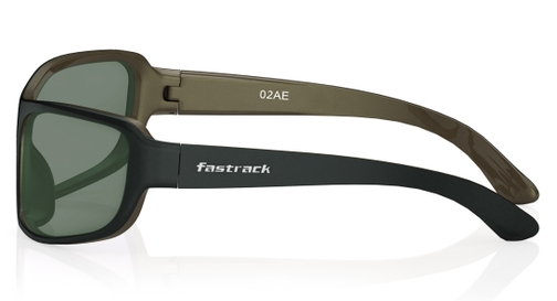 Image 4 of Black Wraparound Sunglasses for Men from Fastrack Available at Fastrack Eyewear