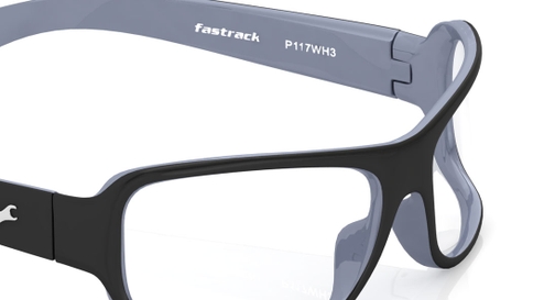 Image 6 of White Wraparound Sunglasses for Men from Fastrack Available at Fastrack Eyewear