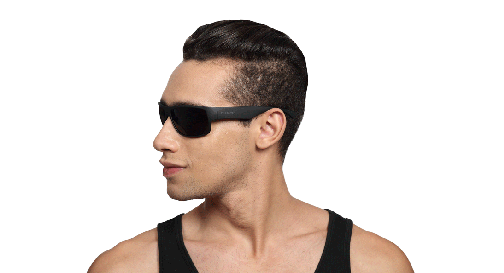 Image 1 of Black Wayfarer Sunglasses for Men from Fastrack Available at Fastrack Eyewear