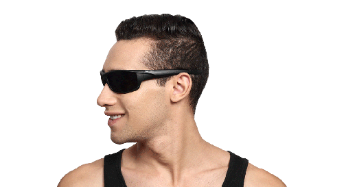 Image 7 of Green Sporty Sunglasses for Men from Fastrack Available at Fastrack Eyewear