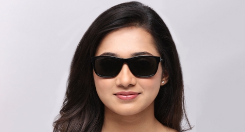 Image 3 of Green Wayfarer Sunglasses for Men and Women from Fastrack Available at Fastrack Eyewear