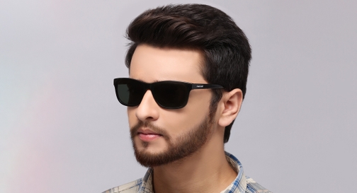 Image 5 of Green Wayfarer Sunglasses for Men from Fastrack Available at Fastrack Eyewear