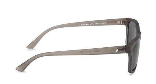 Image 4 of Grey Wayfarer Sunglasses for Men from Fastrack Available at Fastrack Eyewear