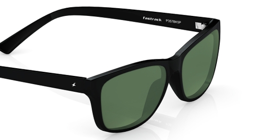 Image 5 of Green Wayfarer Sunglasses for Men from Fastrack Available at Fastrack Eyewear