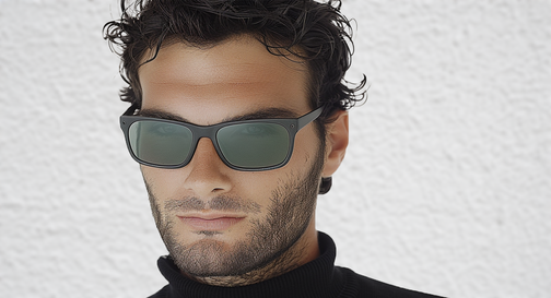 Image 5 of Green Square Sunglasses for Men from Fastrack Available at Fastrack Eyewear