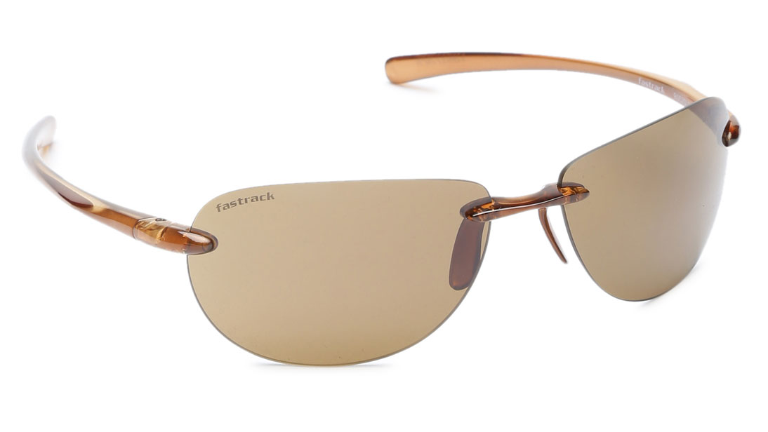Brown Sporty Sunglasses for Men available online at Fastrack Eyewear