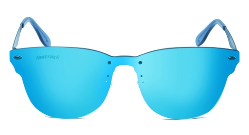 Image 2 of Blue Square Sunglasses for Men from Fastrack Available at Fastrack Eyewear
