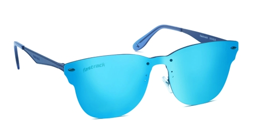 Image 3 of Blue Square Sunglasses for Men from Fastrack Available at Fastrack Eyewear