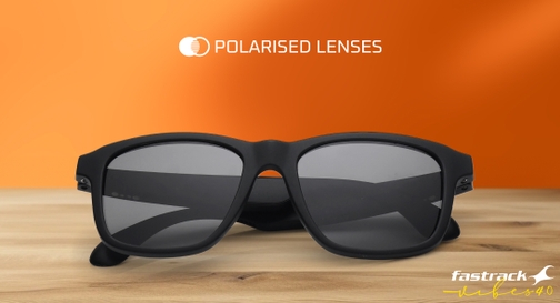 Image 5 of Grey Square Sunglasses for Men and Women from Fastrack Available at Fastrack Eyewear