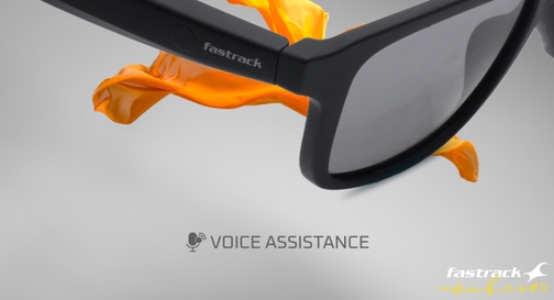 Image 4 of Grey Square Sunglasses for Men and Women from Fastrack Available at Fastrack Eyewear