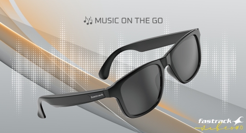 Image 3 of Grey Square Sunglasses for Men and Women from Fastrack Available at Fastrack Eyewear