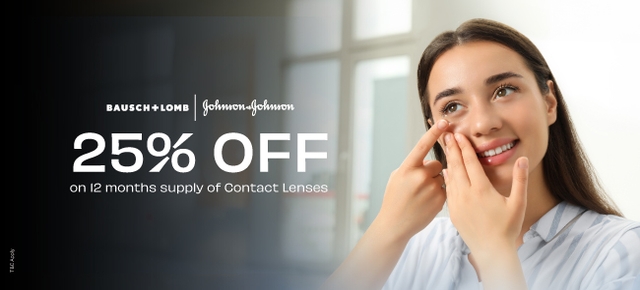 Man in printed t-shirt & prescription sunglasses, banner: 33% off with code FTEYE33